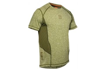 Image of 5.11 Tactical Recon Performance Top Short Sleeve- Fatigue, Size  M 41185-200-M
