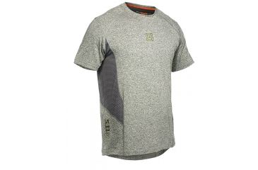 Image of 5.11 Tactical Recon Performance Top Short Sleeve- Gunsmoke, Size  L 41185-067-L