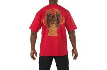Image of 5.11 Tactical Logo T S/S Owl, CARDINAL, M 41006DL470M