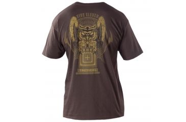 Image of 5.11 Tactical Logo T S/S Owl, CHOCOLATE, M 41006DL103M