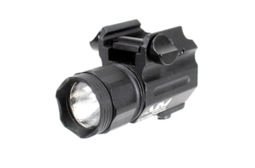 Image of AIM Sports Inc Sub-Compact 1W 500 Lumen Pistol Flashlight, Black, FQ500SC