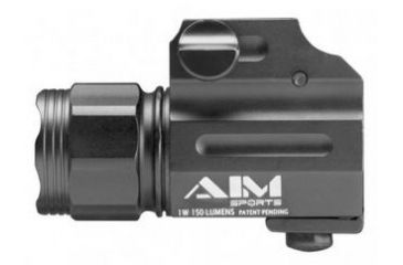 Image of AIM Sports Inc Sub-Compact Weapon Light with QR Mount, 220 Lumens, Black FQ220SC