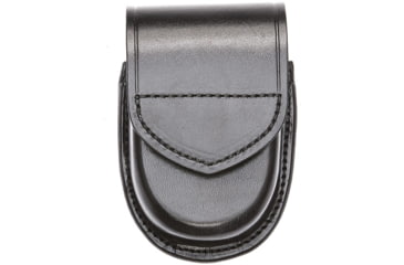 Image of Aker Leather Aker - 500d Compact Round Double Handcuff Case - A500D-BP-V