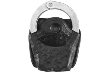Image of Aker Leather Aker - 606 Slim Open Hinged Handcuff Case - A606-BW