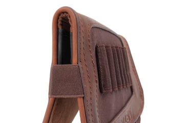 Image of Allen New Castle Leather Buttstock Rifle Cartridge Carrier, .223 Remington/ 300 Winchester Magnum, 7 Rounds, Brown, 8517