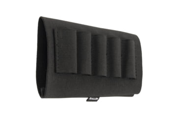 Image of Allen Buttstock Nylon Cartridge Holder, Black, 5 Shotgun Shells - 205