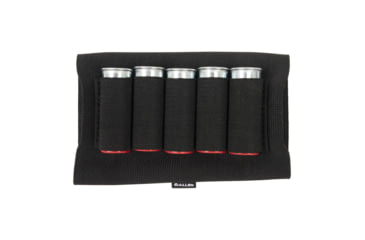 Image of Allen Buttstock Nylon Cartridge Holder, Black, 5 Shotgun Shells - 205