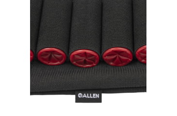 Image of Allen Buttstock Nylon Cartridge Holder, Black, 5 Shotgun Shells - 205