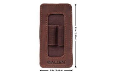 Image of Allen Castle Rock Forend Leather Ammo Carrier, Brown, 8515
