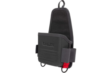 Image of Allen Competitor Single Box Molded Shell Carrier, Heather Gray/Red, 4.3 in x 8.3 in x 2.5 in, 8319