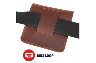 Image of Allen Del Norte Leather Belt Loop Cartridge Holder, Brown, 8513
