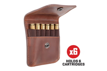 Image of Allen Del Norte Leather Belt Loop Cartridge Holder, Brown, 8513