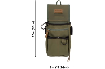 Image of Allen Triumph Rip-Stop Shell Bag, 52in Waist Belt, Olive Green, Double Compartment, 8328