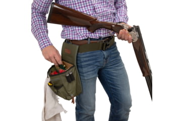 Image of Allen Triumph Rip-Stop Shell Bag, 52in Waist Belt, Olive Green, Double Compartment, 8328