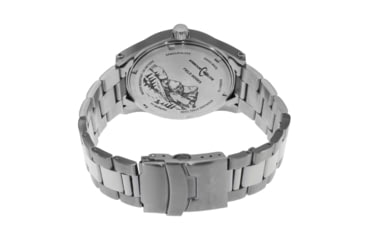 Image of Armourlite Field Series AL101 Swiss Made Tritium Illuminated Watch with Shatterproof Armourglass, Raw Steel Case, Black Dial, 42mm, AL101