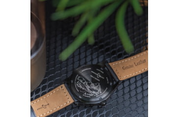 Image of Armourlite Field Series AL114 Swiss Made Tritium Illuminated Watch with Shatterproof Armourglass, Black Case, Black Dial, White Numbers, 42mm, AL114