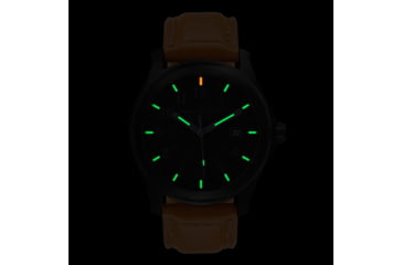 Image of Armourlite Field Series AL125 Swiss Made Tritium Illuminated Watch with Shatterproof Armourglass, Black Case, Blackout Dial, 42mm, AL125