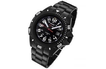 Image of Armourlite Swiss Tritium Automatic Pro Blue-Orange Watch, Black, Small AL401