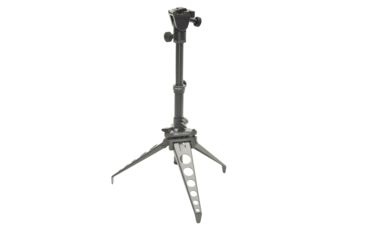Image of Ashbury Precision Ordnance TACT3-Q, Quantum Compact Tactical Tripod w/Afixed Hinged Base Plate, Tactical Gray, NSN 1260-01-578-1898 600-41V-0002-00