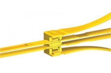 Image of ASP 6 Pack Tri - Fold Plastic Colored Restraints In Yellow
