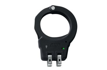 Image of ASP Hinge Handcuffs Aluminum Black 3 Pawl Green, European 66113