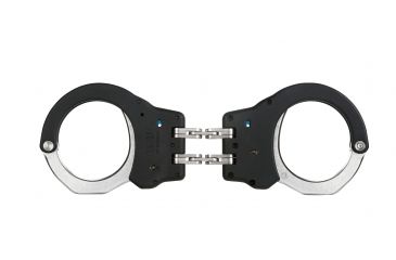 Image of ASP Hinge Ultra Cuffs Steel - Black, 2 Pawl Blue - Security, Black, 46119