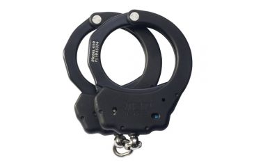 Image of ASP Ultra Chain Handcuffs Aluminum, 2 Pawl - Blue - Security, Black 46110