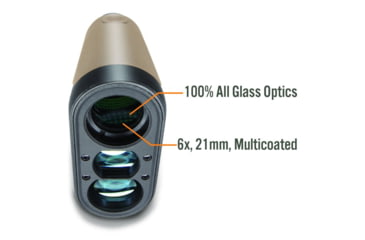 Image of Astra Optix OTX-2400A 6x21 Rangefinder with Applied Ballistics, Black/Tan, OTX-2400A