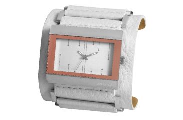 Image of Axcent Circuit Watch, White Strap, White Face, Silver Markers X69791-141