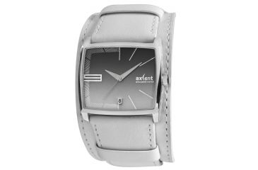 Image of Axcent Dawn Watch, White Strap, Gray Face, Silver Hands X70241-631