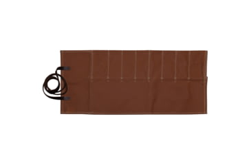 Image of Badger Claw Outfitters 8-Pocket Canvas Knife Roll, Brown, KNIFE-ROLL-8-POCKET