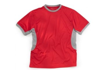 Image of Beretta Mens Silver Pigeon Performance T-Shirt,Red/Silver,Small TS281T0474034VS