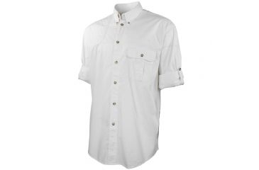 Image of Beretta Mens TM Roll-Up Shirt, White, Large LU222T15340100L
