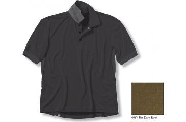 Image of Beretta Tactical Polo Shirt, Flat Dark Earth, Small MP267251086YS