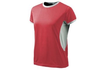 Image of Beretta Womens Silver Performance T-Shirt,Red/Silver,Large TS021T0474034VL