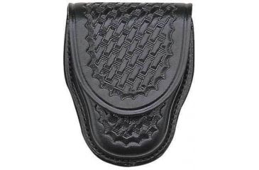 Image of Bianchi 35P Covered Cuff Case - Plain Black, Brass 13754