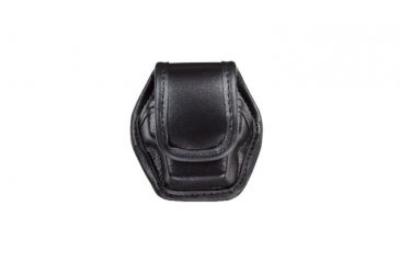 Image of Bianchi 7935 EDW Plain Black Single Pouch w/ Brass Snap for Taser X26 Cartridge