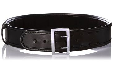 Image of Bianchi 7960 AccuMold Elite Sam Browne Belt - Plain Black, Chrome, Waist Size 46-48in, 22230