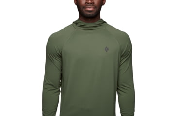 Image of Black Diamond LS Alpenglow Hoody - Mens, Tundra, Small, AP7520203010SML1