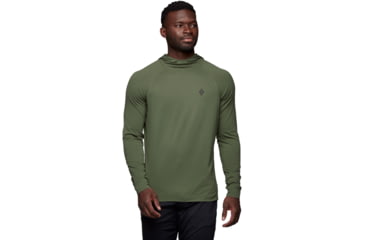 Image of Black Diamond LS Alpenglow Hoody - Mens, Tundra, Small, AP7520203010SML1