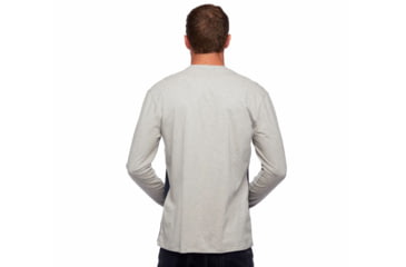 Image of Black Diamond LS Campus Tee - Mens, Eclipse Heather/Nickel Heather, Small, AP7300759231SML1