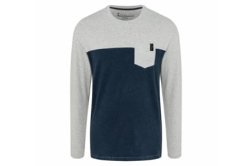 Image of Black Diamond LS Campus Tee - Mens, Eclipse Heather/Nickel Heather, Small, AP7300759231SML1