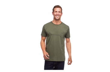 Image of Black Diamond M Ss Tower Tee - Men's, Tundra, Small, APS9K63010SML1