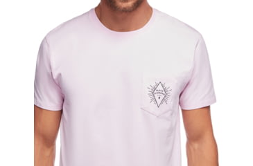 Image of Black Diamond Rays Pocket Tee - Mens, Himalayan Salt, Extra Small, AP7300366025XSM1