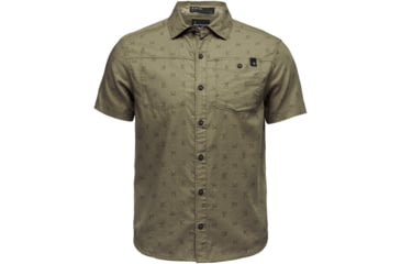 Image of Black Diamond Short Sleeve Solution Shirt - Mens, Large, Sergeant Print, AP7530043008LRG1