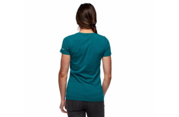 Image of Black Diamond SS Spaceshot Tee - Womens, Sea Pine, Large, AP7300503032LRG1