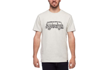 Image of Black Diamond Vantastic Tee - Mens, Birch Heather, Medium, AP7300465005MED1