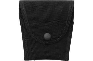 Image of BlackHawk Compact Snap Button Plain Black Single Hand Cuff Case 44A151BK 