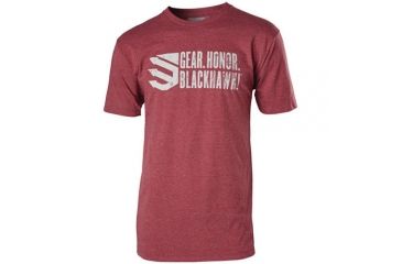 Image of BlackHawk Gear. Honor. T-Shirt, Burgundy, Medium, GT02BGMD