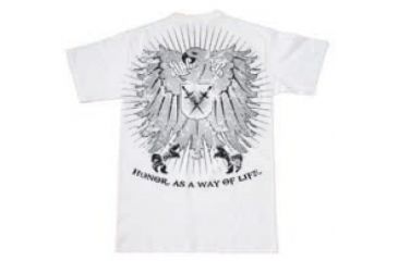 Image of BlackHawk Men's Crest T-Shirt, White, Medium 90GT03WH-MD